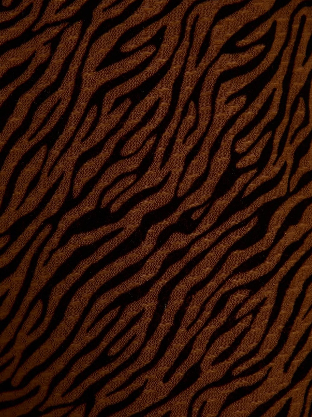 12th Tribe Silver Springs Cognac Zebra Flare Pants - NWT - Picture 5 of 5